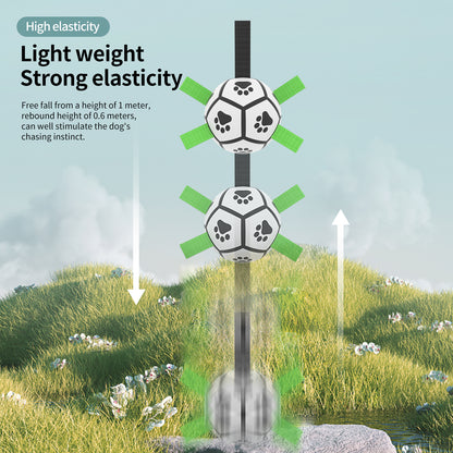 Interactive Dog Football Toy Soccer Ball Inflated Training Toy For Dogs Outdoor Border Collie Balls For Large Dogs Pet Supplies