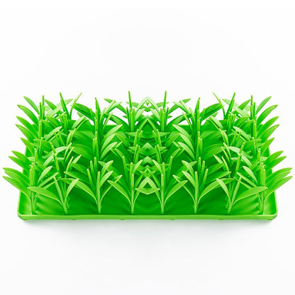 Silicone Grass Slow Feeding Lick Mat For Pets