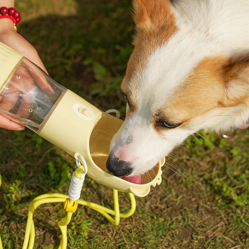 2 In 1 Portable Dog Water & Food Bottle