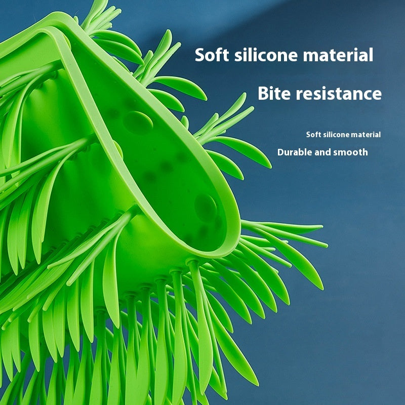 Silicone Grass Slow Feeding Lick Mat For Pets