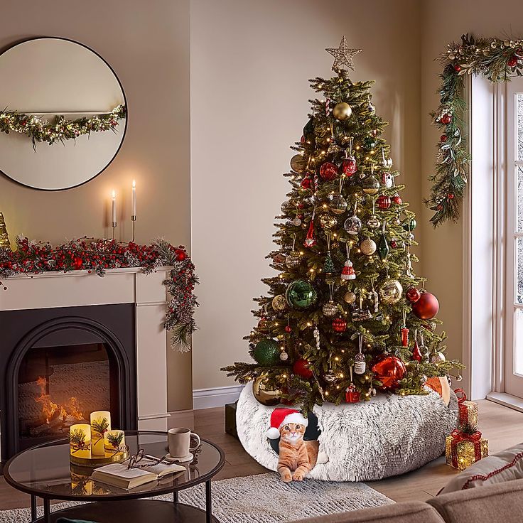 Cat Tunnel With Bed for Indoor Cats