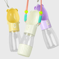 2 In 1 Portable Dog Water & Food Bottle